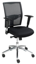 Bureaustoel Pro01 (Air01) met arml. zwart - Afbeelding 2