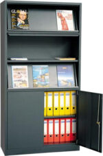 Tijdschriftenkast met onderkast 195cm - Afbeelding 2