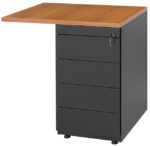 Aanbouwstuk 80x60cm met 4-ladeblok - Afbeelding 2