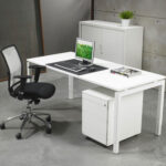 Roldeurkast 105x120x43cm wit - Afbeelding 3