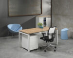 Bureautafel Q-bic White 120x80cm - Afbeelding 2