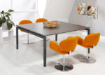 Bureau- vergadertafel  Q-Bic Antra 160x160cm - Afbeelding 2