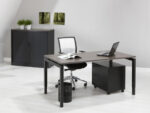 Bureautafel Q-Bic Black 160x80cm - Afbeelding 2