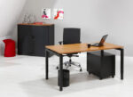 Bureautafel Q-Bic Black 160x80cm - Afbeelding 4