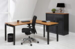 L-Bureau Q-Bic Antra 180/80 x 160/60cm - Afbeelding 2