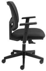 Bureaustoel model 819, zwart gestoffeerd - Afbeelding 3