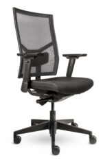 Bureaustoel Edition zwart stof / zwart mesh - Afbeelding 2