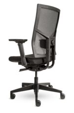 Bureaustoel Edition zwart stof / zwart mesh - Afbeelding 3