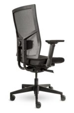 Bureaustoel Edition zwart stof / zwart mesh - Afbeelding 5