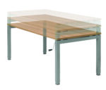 Slingerbureau model Q-bic 140x80cm - Afbeelding 4