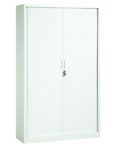 Roldeurkast "Elegance" 198x100x43cm Wit