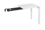 Aanbouwtafel Q-bic 80x60cm (1 zijde poten) - Afbeelding 3