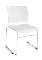 Design zaalstoel 804 zwart/wit - Afbeelding 2