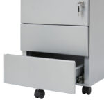 Rolblok 3-laden en pennenlade aluminium - Afbeelding 2