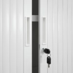 Roldeurkast "Elegance" 135x120x43cm + 2 legborden - Afbeelding 4