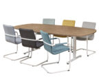 Vergadertafel Teezz 240x120cm Deens ovaal - Afbeelding 2