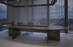Manage-it ovale tafel 420x138cm - Afbeelding 2