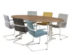 Vergadertafel "Work" 220X110cm Ellips - Afbeelding 5