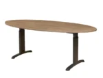 Vergadertafel "Work" 220X110cm Ellips - Afbeelding 4