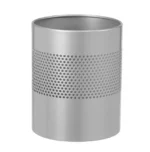 Metalen afvalbak 15 liter geperforeerd - Afbeelding 2