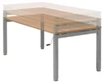 Slingerbureau model Q-bic 160x80cm - Afbeelding 3