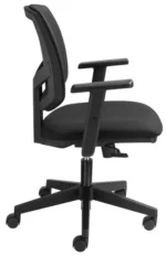 Bureaustoel model 819, zwart gestoffeerd - Afbeelding 3