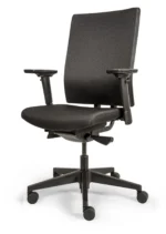 Bureaustoel Edition comfort zwart stof - Afbeelding 2