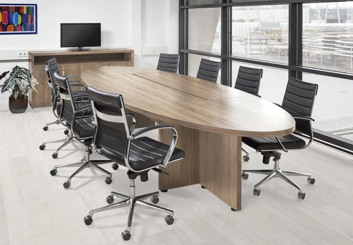 CA42114R.1.webp Manage-it ovale tafel 420x138cm - Afbeelding 1
