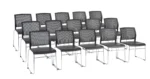 Design zaalstoel 804 zwart/wit - Afbeelding 4