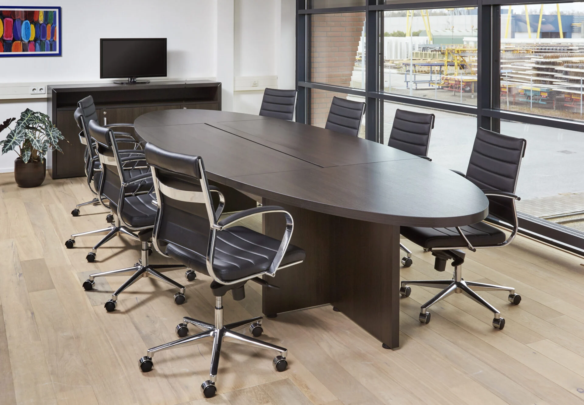 HR_20150211-25b.webp Manage-it ovale tafel 420x138cm - Afbeelding 1