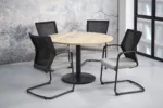 Ronde vergadertafel Ø120cm - Afbeelding 4