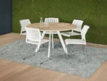 Ronde vergadertafel 120 cm Spin - Afbeelding 2
