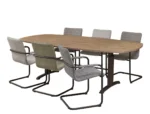 Vergadertafel "Work" 240x120cm Deens ovaal - Afbeelding 5