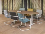 Vergadertafel Easy 220x110cm Ellips - Afbeelding 2