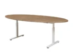 Vergadertafel Easy 220x110cm Ellips - Afbeelding 4