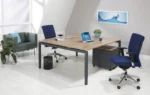 Bureau- vergadertafel Q-bic 160x160cm - Afbeelding 3