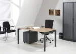 Bureautafel Q-bic  180cm, 90cm diep - Afbeelding 9