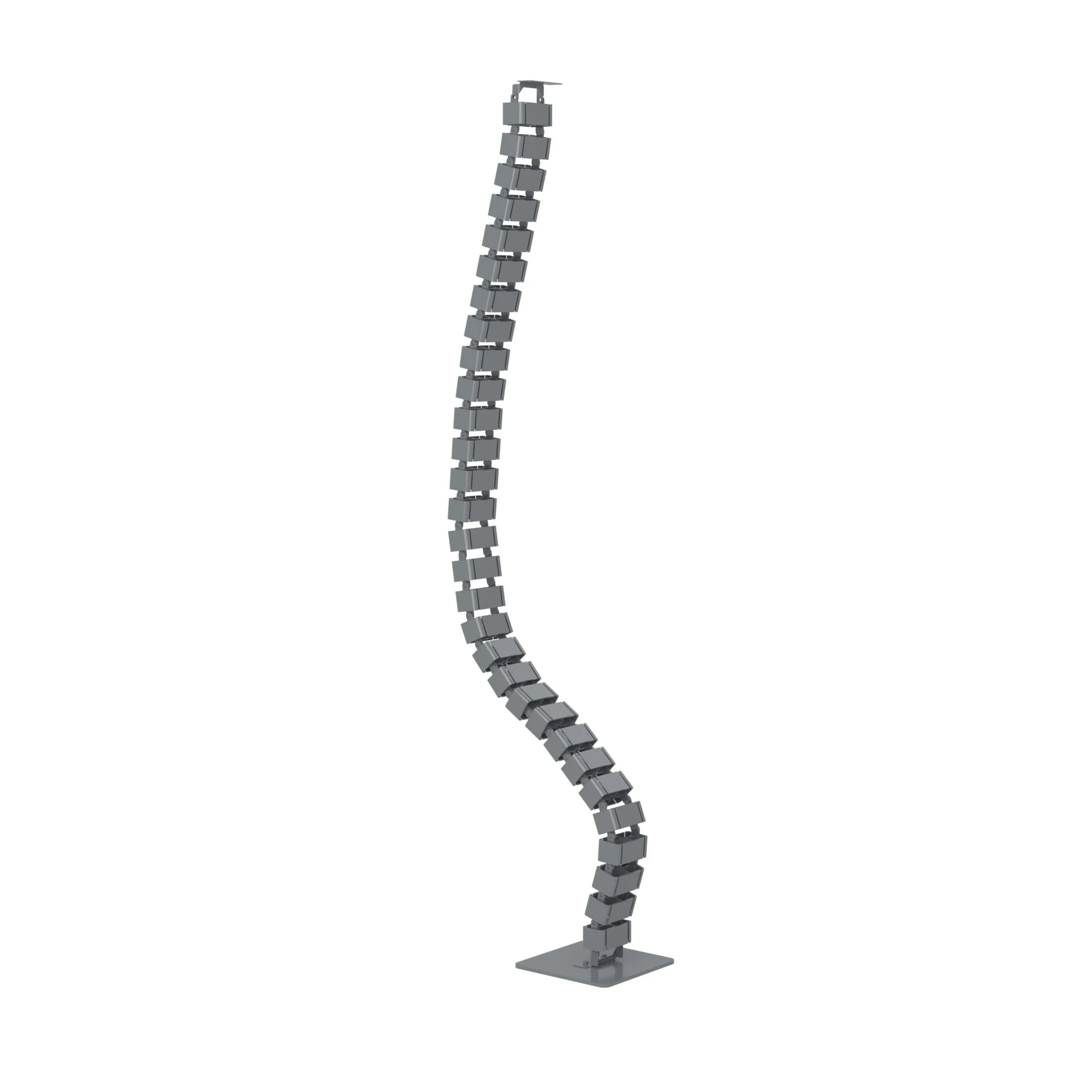 snake-cable-tray-with-square-base.al_.webp Kabelslurf met verzwaarde basis - Afbeelding 1