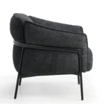 Gestoffeerde fauteuil met armleuningen - Afbeelding 4