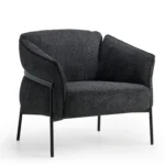 Gestoffeerde fauteuil met armleuningen - Afbeelding 2