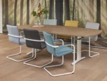 Vergadertafel "Work" 240x120cm Deens ovaal - Afbeelding 2
